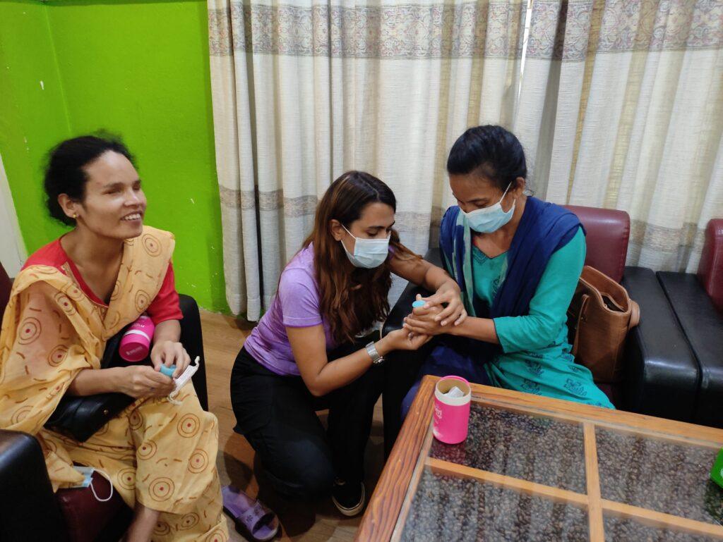 Menstrural Hygiene Management training