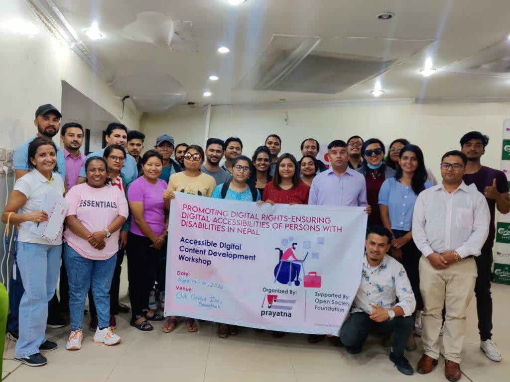 All the participants and team of prayatna nepal
